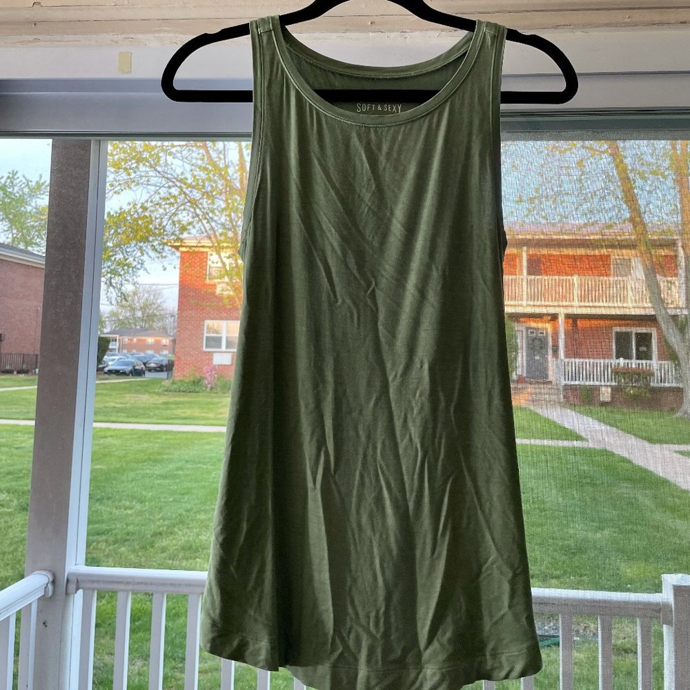 Green Soft and Sexy Tank